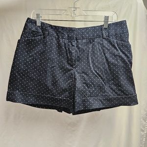 2for$20 navy dark blue and white polka dot shorts Ingredients sz 14 summer beach